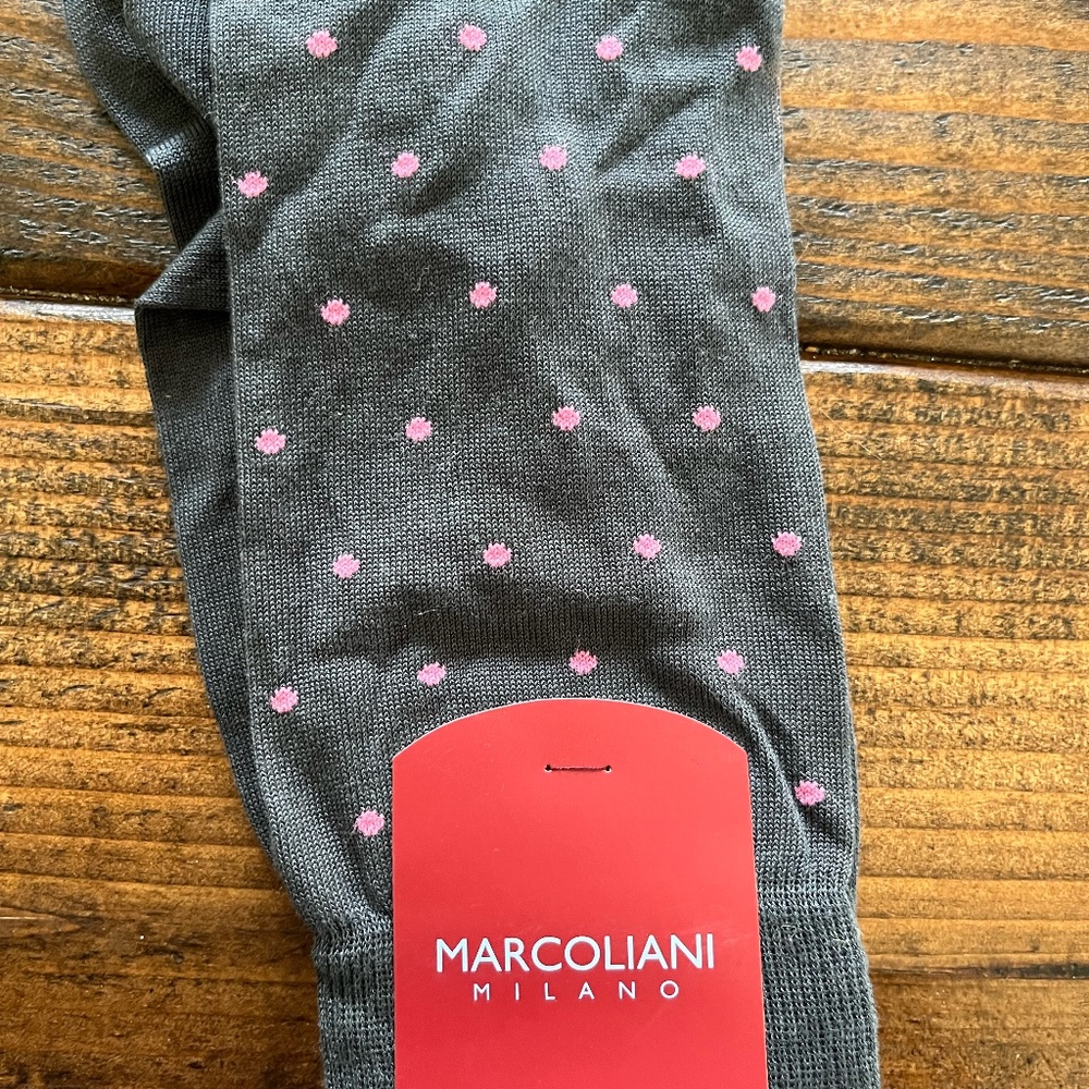 Gray/Pink Marcoliani NEW WITH TAGS socks